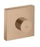 AXOR-HG-AXOR-ShowerSolutions-Thermostatmodul-120-120-Unterputz-eckig-Brushed-Red-Gold-10755310 gallery number 1